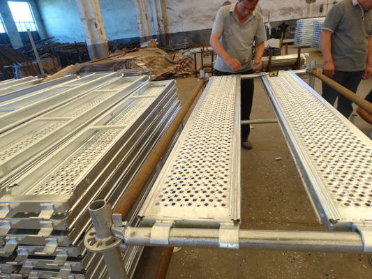 Chine Prégalvanisé aluminium échafaudage planches planches pour Ringlock Échafaudage fournisseur