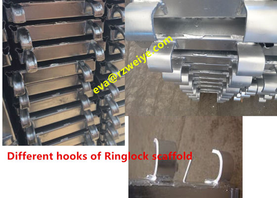 Chine Le système d'échafaudage de Ringlock, forgé/a pressé les panneaux en acier d'échafaudage de crochet fournisseur