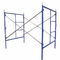 Le bleu a peint le système en acier d'échafaudage du cadre Q235 pour les projets de construction/construction de yard fournisseur